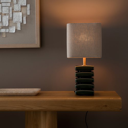 sculptural ceramic lamp