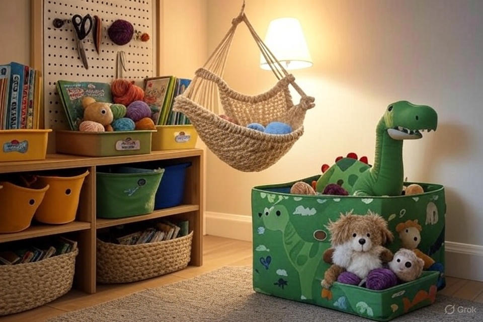 best kids room organization ideas 2025 themed toy storage