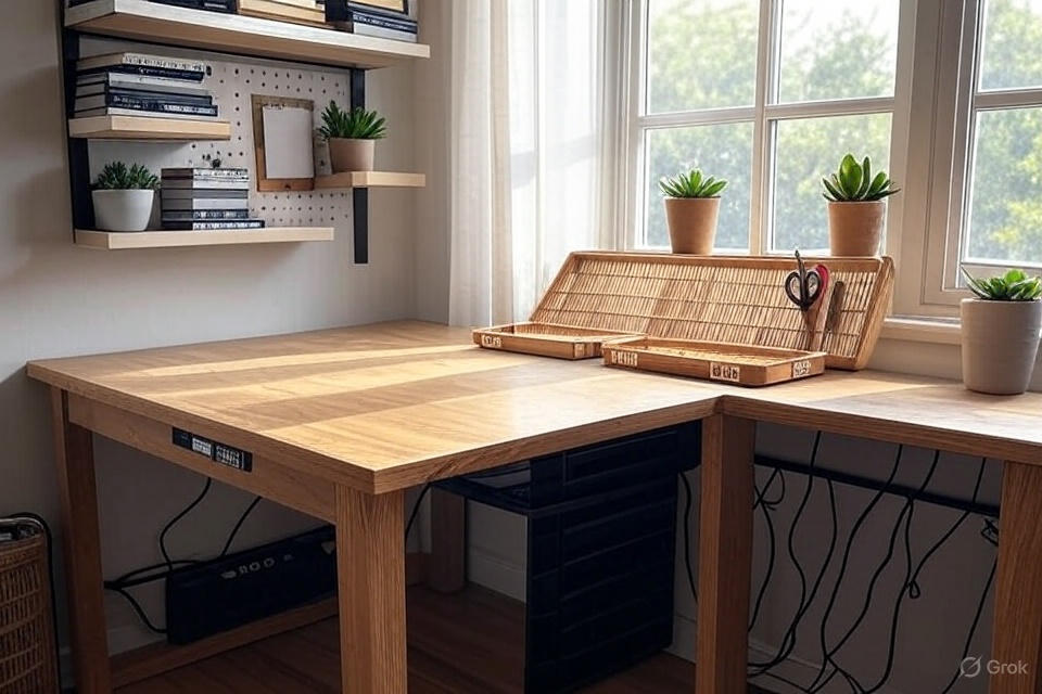 best home office organization ideas 2025 zoned workspace