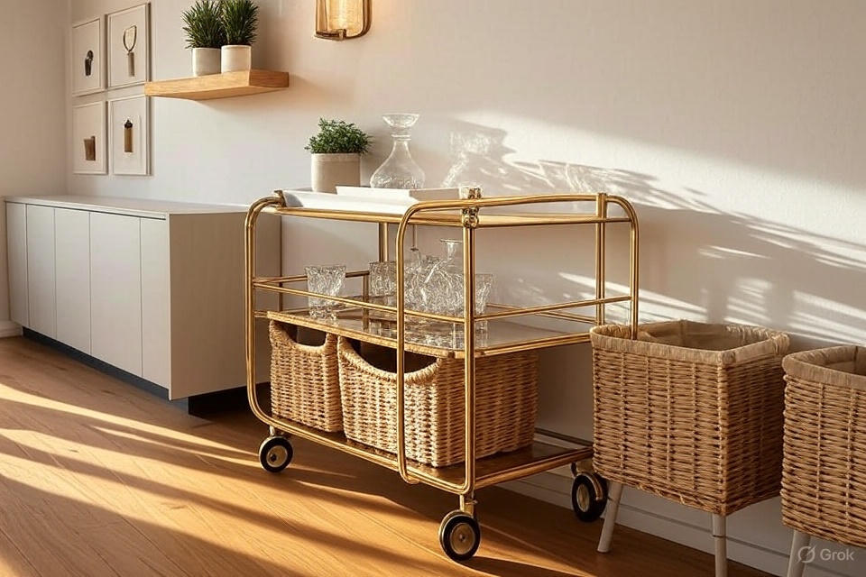 best dining room organization ideas 2025 bar cart elegance