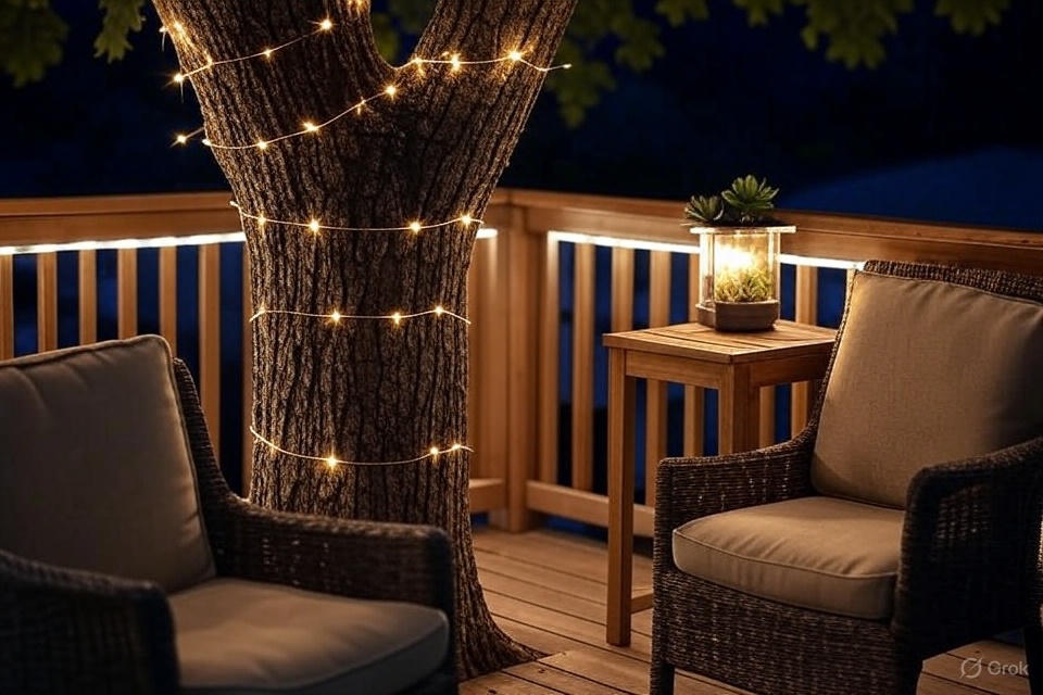 best outdoor lighting ideas 2025 fairy light corner